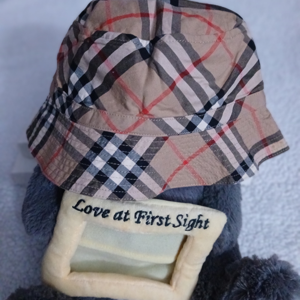 Burberry Kids Checkered Bucket Hat